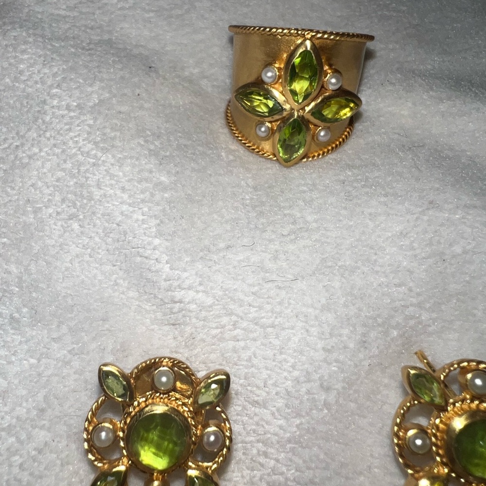 Julie Vos Jade Green Jewelry set - Picture 4 of 13